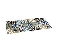 STOR PLANET Tapis Vinyle matelassé Chrome Hydraulique 50 x 140 cm, Chlorure de polyvinyle, Neutre