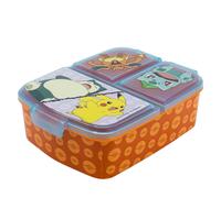 Stor Pokemon Kids Childrens Multi Compartment Rectangular School Travel Lunch Fo