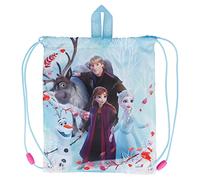 Stor Sac à déjeuner unisexe avec cordon de serrage La Reine des Neiges II Bleu forêt