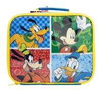 STOR Sac Isotherme Repas Mickey Mouse avec Poignée et Fermeture Éclair - Lunch Bag Thermique pour Enfants Garçons Filles - Sac Goûter en Tissu Résistant