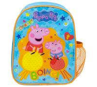 STOR Sac Isotherme Repas Peppa Pig avec Anses et Fermeture Éclair - Sac Goûter Enfant pour École - Matière Textile Résistante