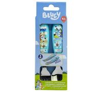 Set de 2 couverts métalliques (cuillère et fourchette) Bleu
