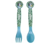 Stor S.L. Couverts réutilisables Bluey – Lot de 2 (fourchette et cuillère)