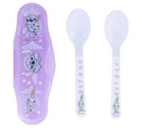 Stor S.L. Cuillères enfant Disney Baby Lilo & Stitch – Set 2 avec boîtier – Sans BPA