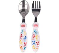 Stor - Set De 2 Couverts Métalique Pour Enfant "Mickey Multicolore