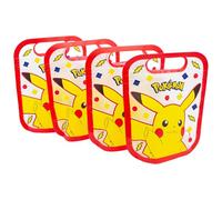 Stor Set de 4 Sacs Alimentaires avec Fermeture Zip Pokémon 425ml - Sacs Réutilisables Sans BPA Plastique pour Goûter Déjeuner École Enfants