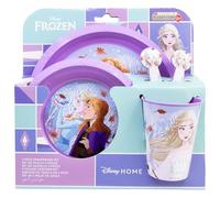 STOR Set Easy 5 pièces (assiette, bol, gobelet 260 ml et couverts) en boîte Frozen Autumn Leaves