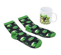 Stor S.L. Set de chaussettes et tasse Minecraft Core 2025 – Tasse céramique 325 ml