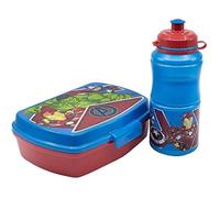 Stor Set Vuelta Al Cole En Caja Regalo (Botella Sport Easy Hold 380 Ml Y Sandwichera Rectangular) Avengers Heraldic Army