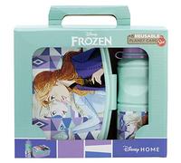 Stor SET VUELTA AL COLE EN CAJA REGALO (BOTELLA SPORT EASY HOLD 380 ML Y SANDWICHERA RECTANGULAR) FROZEN ICE MAGIC