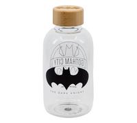 Stor Small Glass Bottle 620 ml Batman Symbol, Single Standard One Size
