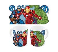Stor Tasse à sublimation en céramique de 325 ml dans une boîte cadeau Avengers GROUP BLUE LETS GO