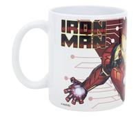 Stor Tasse à sublimation en céramique de 325 ml dans une boîte cadeau Avengers Iron Man Flying Star