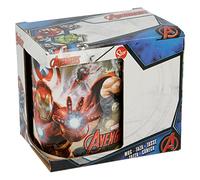 Stor Tasse Ceramique 325 ML avec boîte Cadeau, Avengers Dust 02831, Noir