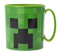 Stor S.L. Tasse en plastique 390 ml sans BPA passe au micro-ondes Minecraft Creeper Green