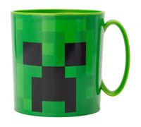 Stor S.L. Tasse en plastique 390 ml sans BPA passe au micro-ondes Minecraft Creeper Green
