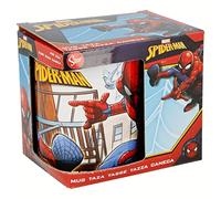 Stor Tasse mug Spiderman Great Power Céramique Rouge Bleu (11.7 x 10 x 8.7 cm) (350 ml)