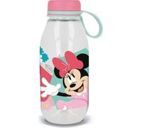 STOR TataWay in viaggio si cresce Disney Ecozen bouteille transparente pour fille de tritan Minnie 460 ml avec capuchon et poignée de silicone