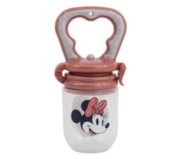 STOR Tétine Grignoteuse Anti-Étouffement Minnie Mouse Disney Baby | | Introduction Sécurisée Aliments Bébés +10 Mois | Plastique Résistant