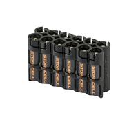 Storacell Powerpax Boîtier de Piles AAA, Noir, Peut contenir 12 Piles
