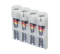 Storacell Powerpax Slimline Boîtier de Piles AAA Phosphorescent, Peut contenir 4 Piles