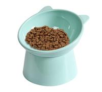 Storaffy Gamelles ergonomiques pour Chat | Bol pour Chat surélevé | Bols pour Chat surélevés inclinés en ABS Bol pour Chiot | Bol d'Nourriture pour Chat Multicolore Dessin animé