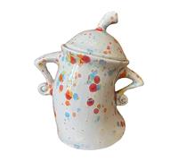 Storaffy Stockage avec Attitu| Pots sucrés AttituCanister avec Couvercle | Boîte à Biscuits en PVC pour Aliments | 2023 Nouveaux bidons Home Decor Accessoires Cuisine pour Stockage collations