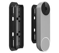 Storaffy Support d'angle réglable pour Google Nest Doorbell (Batterie) | Montage Horizontal réglable L45°/R45° | Adaptateur réglage d'Remplacement Support d'angle Plaque urale