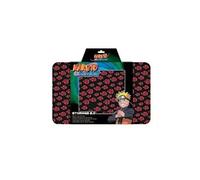 Homadict Plateau multiusage Naruto Rotary avec Couvercle Magnétique - pour Rangement, Décoration, Service - 29 x 19 centimètre - Licence Officielle Naruto