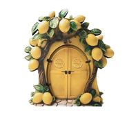 Storage Bag Accessoires de jardin féérique miniature - Porte de fée pour arbre de jardin - Sculpture d'ornements de jardin - Accessoires de décoration extérieure