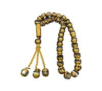 Storage Bag Bracelet de prière en cristal fait à la main avec 33 perles Tasbih, bijoux religieux, accessoires religieux, bracelets de prière en cristal pour femme et homme Tasbih, taille unique, Comme
