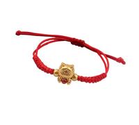 Storage Bag Bracelets réglables en corde rouge pour le Nouvel An chinois en forme de dragon, bijoux élégants pour femmes et filles, bracelets du Nouvel An chinois, taille unique, Comme décrit