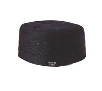 Storage Bag Chapeau Kufi creux musulmans avec motif hllowout pour cérémonies religieuses et échanges culturels, bleu marine, XL