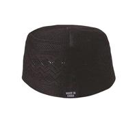 Storage Bag Chapeau Kufi creux musulmans avec motif hllowout pour cérémonies religieuses et échanges culturels, Noir , L