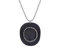 Storage Bag Collier polyvalent pour les amateurs de bijoux qui met en valeur votre collier avec chapeau de cowboy - Collier tendance pour Halloween, taille unique, Comme décrit, Comme décrit.