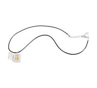 Storage Bag Collier ras du cou avec inscription bouddhiste - Longueur réglable - Unisexe - Bijoux pour croyants