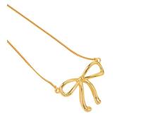 Storage Bag Collier ras du cou avec pendentif nœud papillon réglable fait à la main - Chaîne polyvalente Hip Hop - Pour un usage quotidien ou des occasions spéciales, Big bow, Comme décrit, Comme