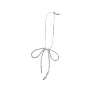 Storage Bag Collier tendance en perles de verre délicat Bowknow Clavicule Chaîne pour un usage quotidien Simple Bowknot Colliers coloré, taille unique, Comme décrit, Comme décrit.