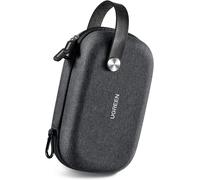 Storage Bag Electronic Accessories Pouch Cable Waterproof Bag Travel Protection Shockproof Organizer for USB Flash Drive Charger External Battery Memory Card, Black, Travel bag