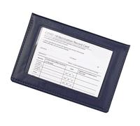 Storage Bag Étui de passeport de voyage coloré macaron amincissant avec fenêtre transparente Pochette de protection pratique en PVC, noir foncé, Beauté de masse