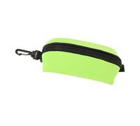 Storage Bag Étui de transport pour lunettes de natation et de plongée - Couverture rigide avec clip, Vert, Taille unique