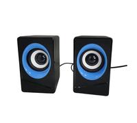 Storage Bag Haut-parleurs d'ordinateur portable USB petits haut-parleurs multimédia Big Q Eggs Subwoofer Set USB filaire ordinateur portable