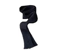 Storage Bag Longue écharpe tricotée pour adolescente fille femme quatre saisons cache-cou coupe-vent écharpe tendance longue écharpe cool accessoires tendance, Noir , taille unique