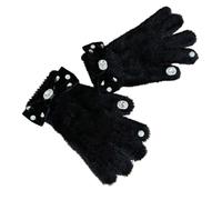Storage Bag Mitaines d'hiver chaudes et extensibles pour adulte - En tricot - Écran tactile - Gants tricotés pour temps froid - Pour cyclisme d'hiver - Pour femme et homme - Coupe-vent - Pour femme et