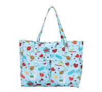 Storage Bag Organizer Premium Durable Nylon Fabric Multifunction Clothes Container for Home Travel Shopping Cartoon Luxury Handbag Tote (sac fourre-tout de dessin animé)