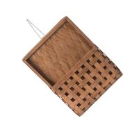 Storage Bag Panier décoratif tissé à la main pour plantes artificielles - Pour intérieur et extérieur - Accessoire photo - Panier en bois pour balcon