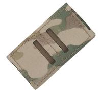 Storage Bag Panneau de ceinture à une rangée - Adaptateur Molles - Équipement de ceinture pour homme - 8 x 4,4 cm - Accessoires tactiques pour accessoires tactiques - Panneau de ceinture à une rangée