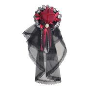 Storage Bag Petit chapeau avec nœud en ruban et pince à cheveux pour femmes, adolescents, Halloween, bal masqué, fête, accessoires de photographie, chapeau