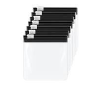 Storage Bags with Zipper, Clear Resealable Pouches, Protects with Waterproo
