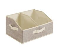 Storage Baskets Organizing - Home Sorting Bins for Daily Essentials | Fabric Containers with 3 Handles Removable Dividers, Neat Space Management, Easy Carry Design for Bedroom Living Room Closet